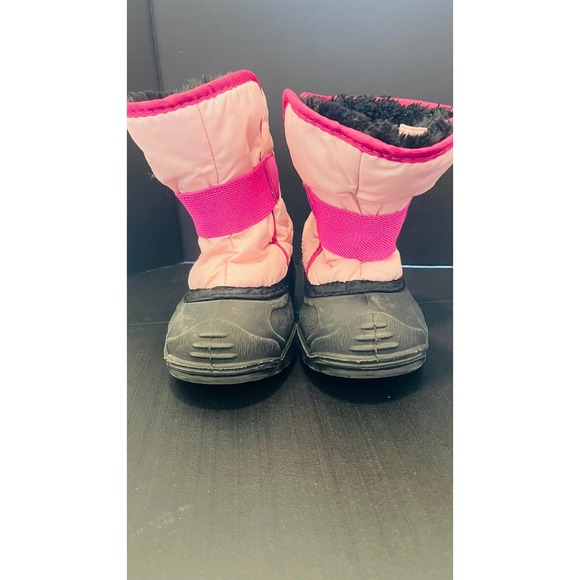 Kamik girls pink size 7 weather boots snow/rain - Picture 1 of 5